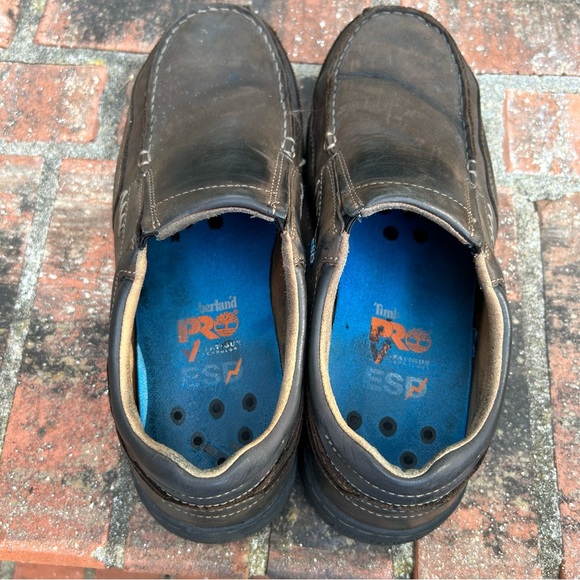 Timberland Steel Toe Work Shoes PRO Branston ESD Men's Size 10 W 91694 - Picture 5 of 8